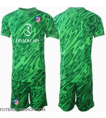 Atletico Madrid Brankářské Dětské Venkovní Dres 2024-25 Krátký Rukáv (+ trenýrky)